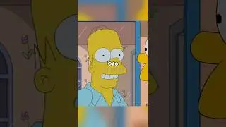 Homer has shaved incorrectly all his life 