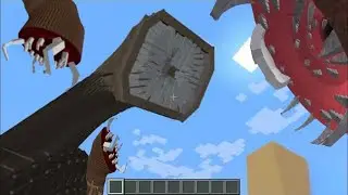 PC Sandworm vs OLD and NEW PE Sandworm in Minecraft Modular Bosses and Desert Behemoths MOD