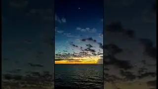 amazing view at sea in sunset 😍😍😍