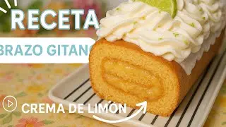 Brazo gitano o pionono de limón