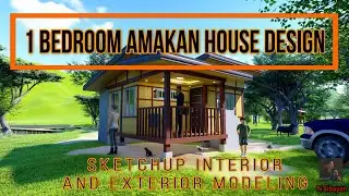 1  BedRoom Amakan House Design Sketchup Modeling