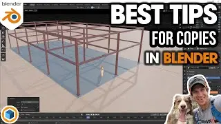 The Fastest Way to Model in Blender? Modeling with COPIES AND ARRAYS!
