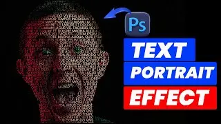 Text Portrait Effect Photoshop Tutorial