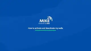 FEFLOW | How to activate and deactivate my wells