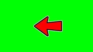 ‼️Download Gratis Animasi Tanda Panah Green Screen No Copyright Animasi Tanda Panah Arah Kiri🔄