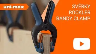 Dílna uni-max - Upínací svěrky Rockler s přítlačnou gumou pro lepení hran