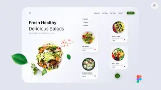 Restaurant Web Ui Design | figma ui ux design tutorial  