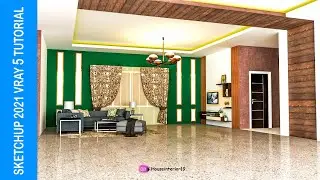 SKETCHUP IT | Hall Interior Sketchup V-Ray 5