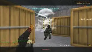 Неадекватный школьник орёт в микрофон в cs 1.6