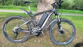Part 1 Giant eTrance 1000w Range Test with Cheap Amazon 52v 20Ah Hailong eBike Battery Bafang BBSHD