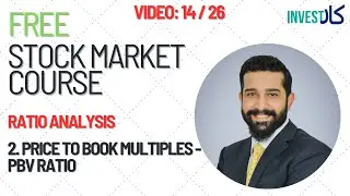 Ratio # 2: Price to Book Value (PBV) - How and when to use it!