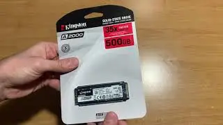 Распаковка NVMe M.2 Kingston A2000 500GB с Rozetka