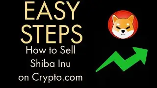 How to Sell SHIBA INU Coins Using Crypto.com (EASY STEPS)