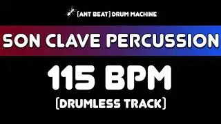 115 bpm Son Clave Percussion Drumless Track