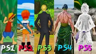 The Evolution of One Piece Games Playstation (4K) 2001-2023