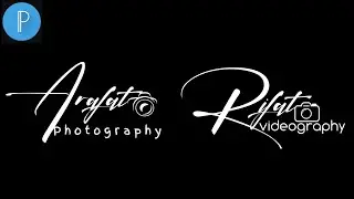 How to Make Stylish Signature Photography Logo || Logo Design in Mobile