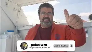 2025 MARMARA DENİZİ TEKNE AVLARIMIZ-5 (Florya-Yeşilköy 12 Mayıs 2025)-polen tozu