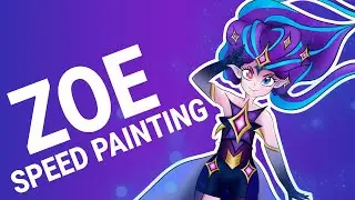 Speed Draw Zoe [League of Legends]