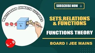 Class 11 Maths Chapter 2 | Functions (Theory) - Relations and Functions #jee #maths