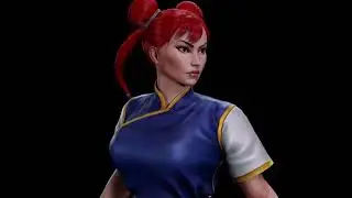 Martial Arts Fighter – Realistic 3D Character Model