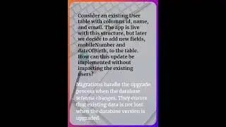 How can we update a live User table without affecting existing users in Room Database?