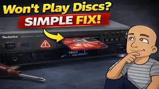 This scrap Technics Minidisc wont read discs lets fix it