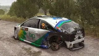 Dirt Rally Crashes (Damage Mod) Part 5