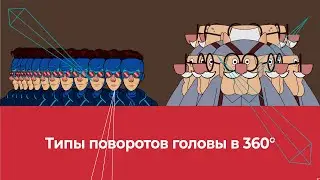 Поворот головы 360 MOHO / 360 head rotation smooth and through the switch