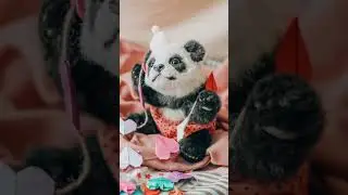 Панда нашла свой дом🏠✈️ #toys #teddy #teddybear #animals #panda #home #interiordesign #interior