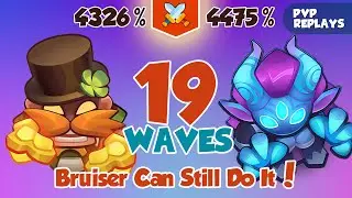 Bruiser (4326%) is TOP vs Demon Hunter (4475%) | PVP Rush Royale