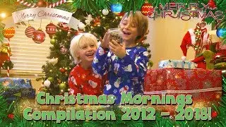 Christmas Morning Opening Presents - Compilation 2012-2018! | Gabe and Garrett