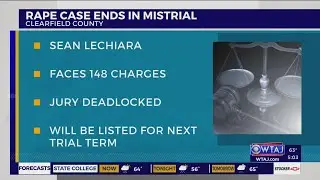 Mistrial declared in rape case, DuBois man to be tried again