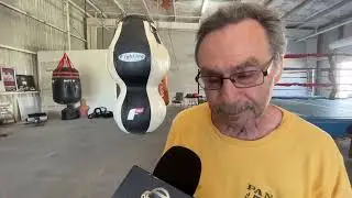 WWSB-TV WEEKEND ANCHOR JAMES HILL - SARASOTA BOXING CLUB NEW GYM HAROLD WILEN EXCLUSIVE 6-10-23