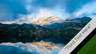 Corporate Blinds Slideshow Text And Logo Reveal