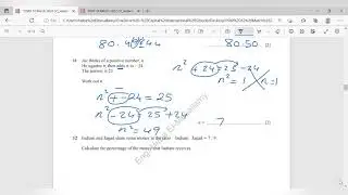 Maths Cambridge Core 0580 Feb Mar 2022 Paper 1