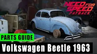 Need for Speed Payback Volkswagen Beetle 1963 Derelict Parts Location