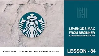 3Ds Max Tutorial Lesson 84 / Learn How To Use Spline Check Plugin In 3DsMax