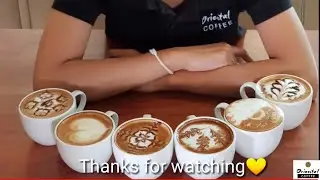 5 ไอเดีย วาดลาเต้..ง่ายๆ ก็ว๊าว ได้ /Oriental Coffee #30