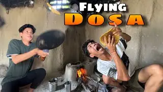Making Ultra Pro Flying Dosa With Hipopi 😅