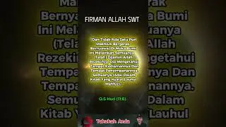 “Dan Tidak Ada Satu Pun Makhluk Bergerak  Bernyawa) Di Muka Bumi Ini Melainkan...