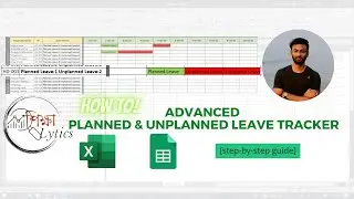 How to Create a Planned & Unplanned Leave Tracker in Excel with Results Displayed in a Single Cell