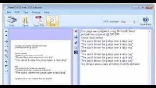 FreeOCR 4.2 - reviewed by SoftPlanet