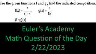 Math Question of the Day: February 22nd, 2023