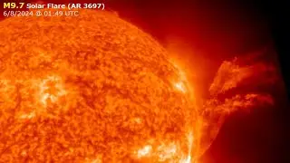 Huge Eruption On The Sun M9.7 - Large Hail, Damaging Winds & Tornadoes - Space Elevators To Mars