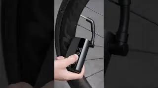 ROCKBROS Tire Inflator: Power in action! ⚡️ Effortless, fast, and hands-free. 