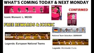 FRE'E  Legends, Iconic Neymar 103 rated Messi and Upcoming Team selection PES 2021 mobile