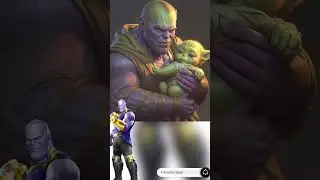 Superheroes have picked up baby yoda 💥_Marvel_&_DC-All_Characters_#marvel_#avengers#shorts