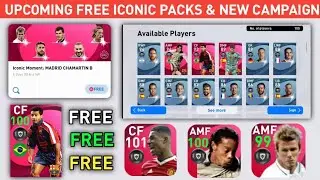 Upcoming Free Iconic Packs And New Campaign In Pes 2021 Mobile