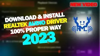 How to Download and Install Realtek HD Audio Manager on windows 2023