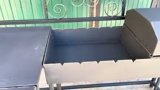 Мангальная зона с гриль